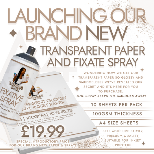 TM Transparent Paper & Fixate Spray